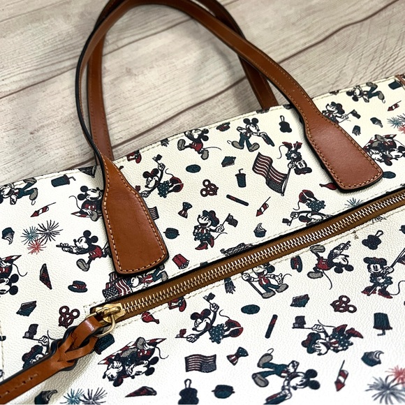 Dooney & Bourke Disney Mickey & Minnie Americana 20 Tote Bag - Picture 8 of 16